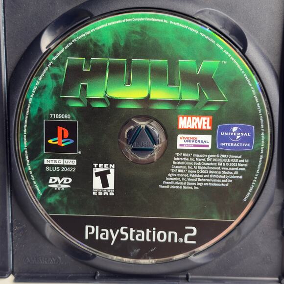 Hulk Videogame (Sony PlayStation 2, 2003) Complete CIB PS2 Game w/ Manual - Picture 6 of 7